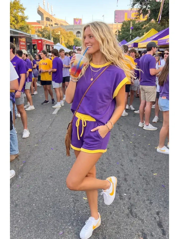 Women's Scuba Contrast Gameday Purple & Gold Set