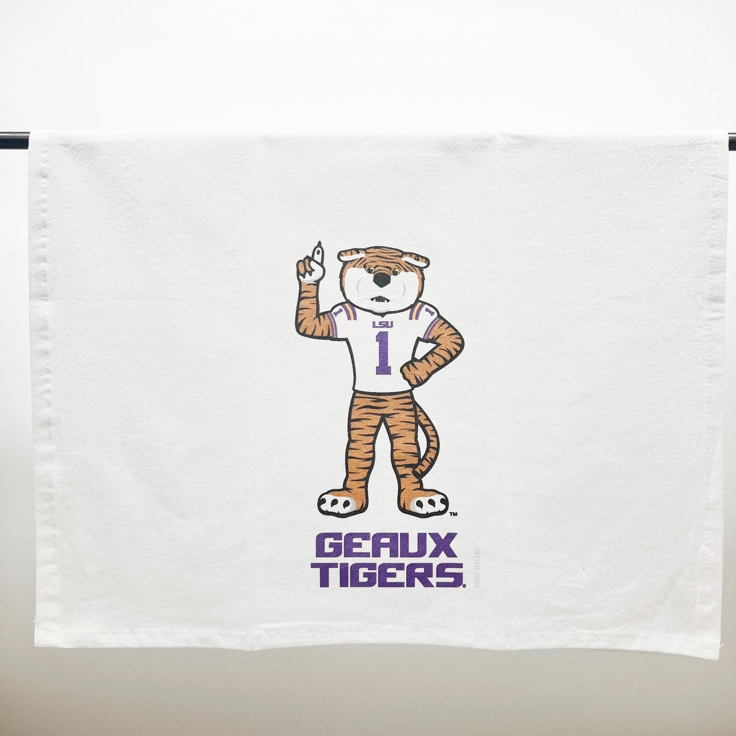 Louisiana State Tea Towel Mascot with Towel Band