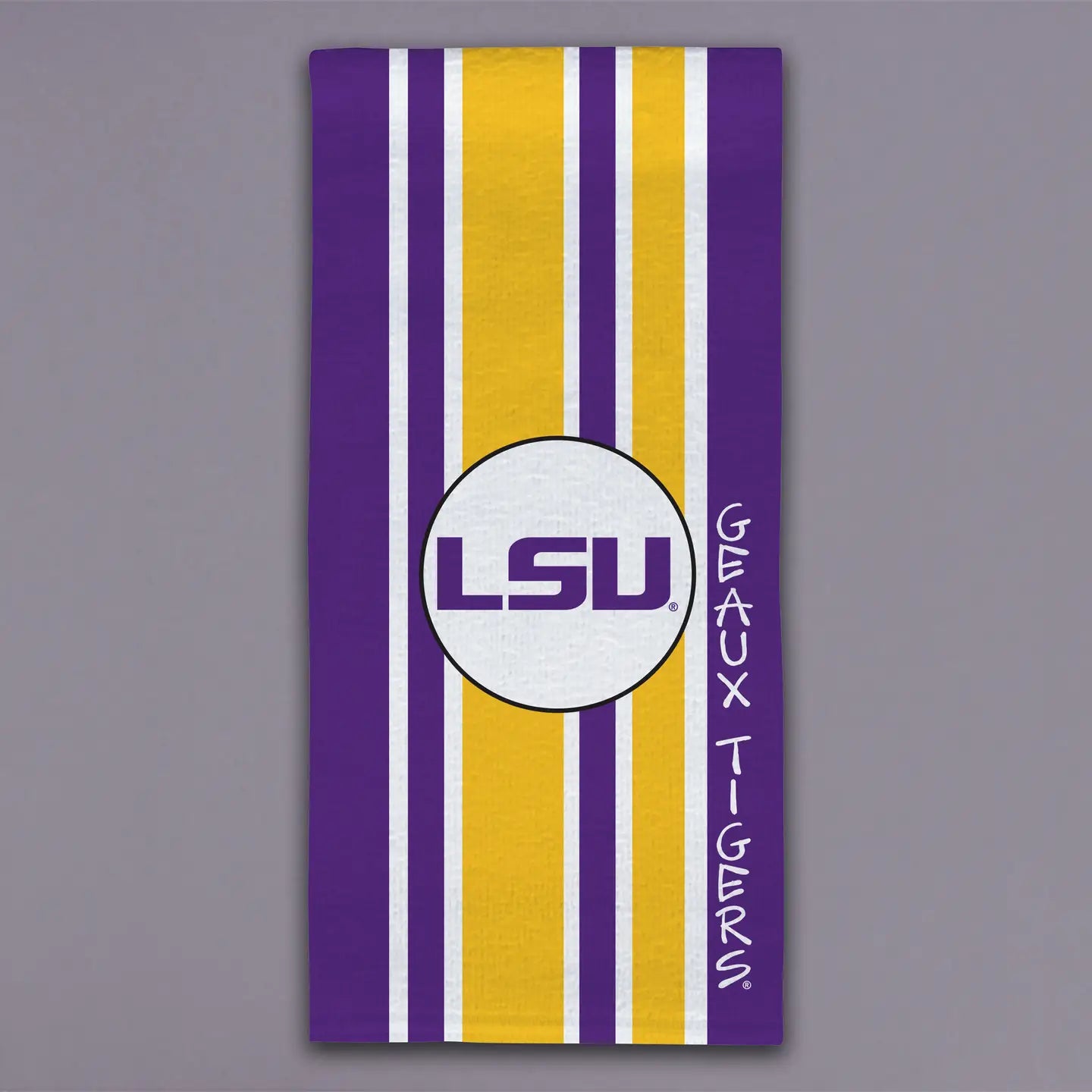 LSU Tigers Stripe Hand Towel