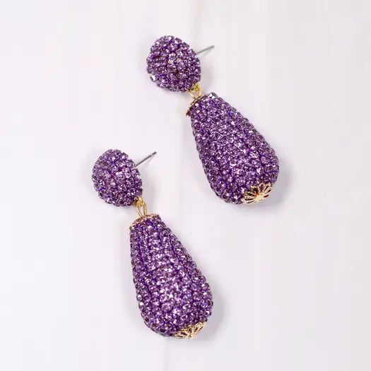 Earrings Perot C2 Drop Lavender