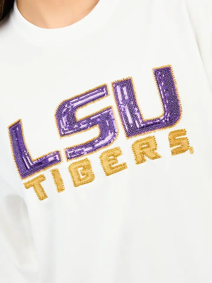 LSU Tigers Women's Sweatshirt Sarah Logo