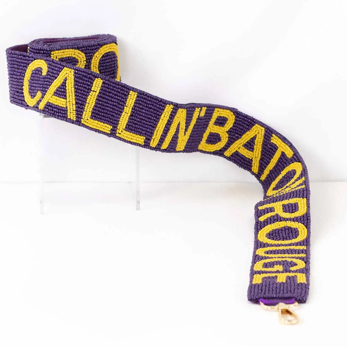 Purse Strap Callin Baton Rouge Beaded