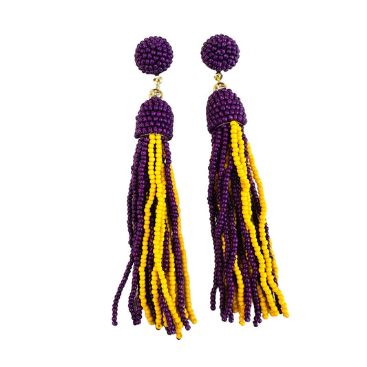 Earrings Gameday Beaded