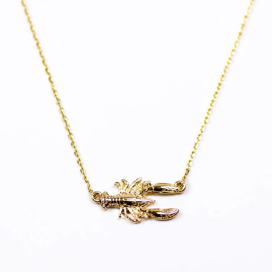 Necklace Crawfish Gold 18"