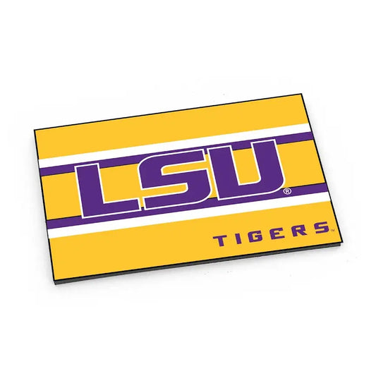 LSU Tigers Striped Magnet