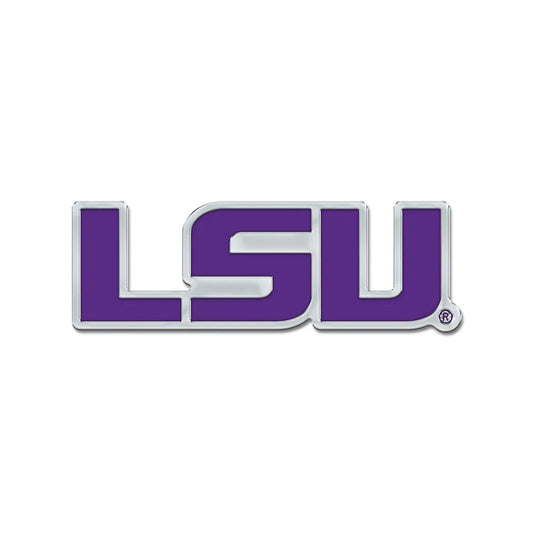 LSU Tigers Emblem Colored Chrome Free Form