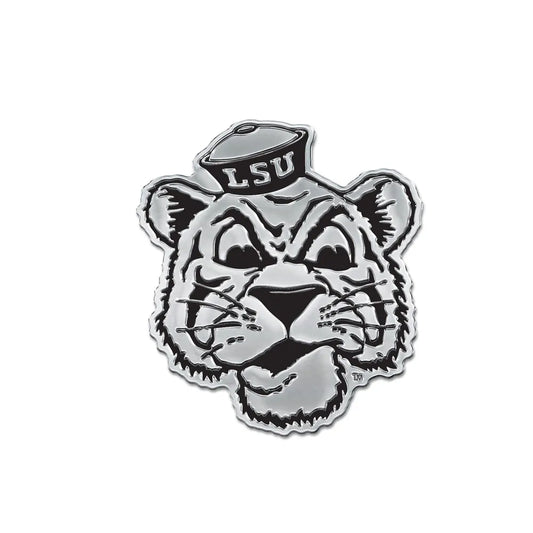LSU Tigers Mike the Tiger Vault Logo Auto Emblem