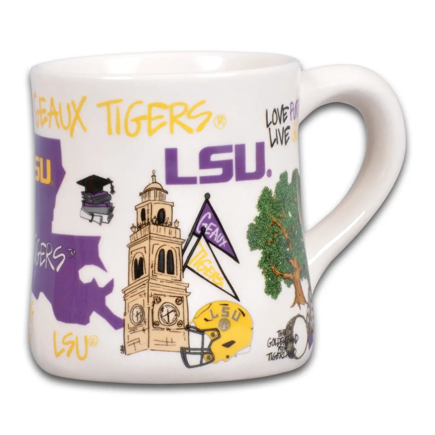 LSU Tigers Icon Mug