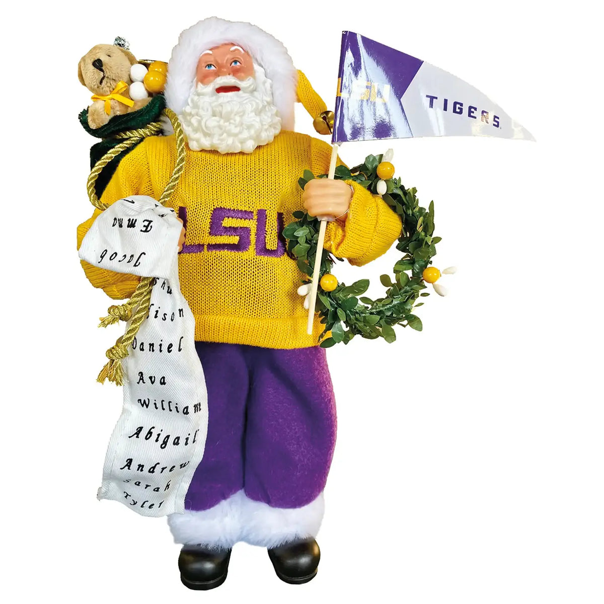 Louisiana Proud Santa  12"