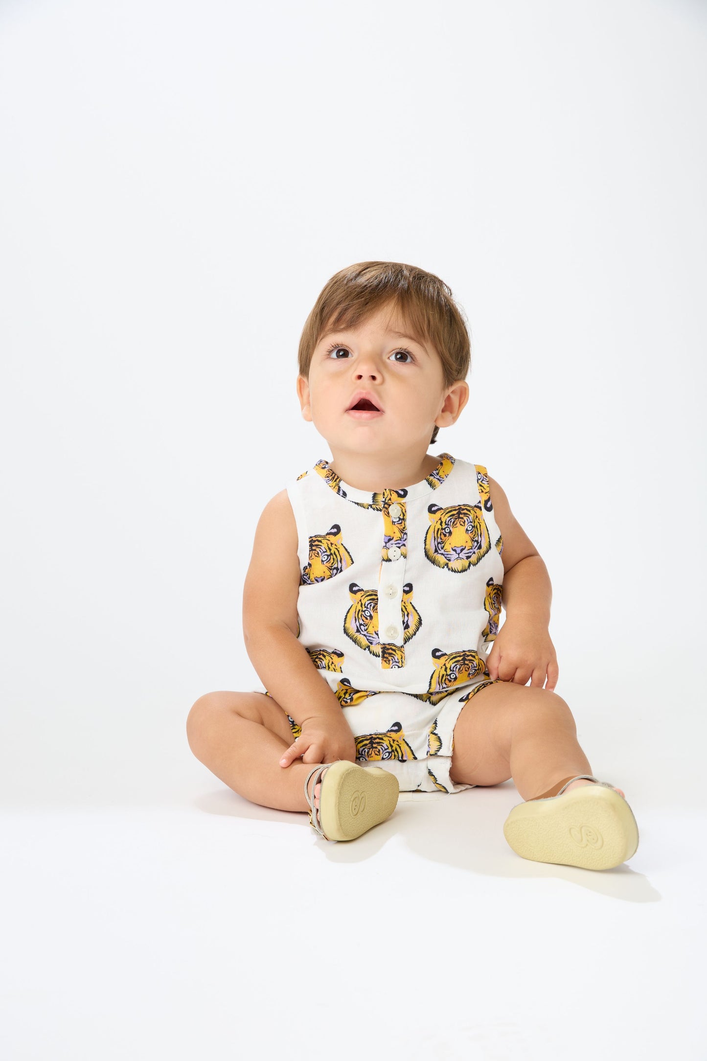 LSU Tigers Unisex Henley Onesie