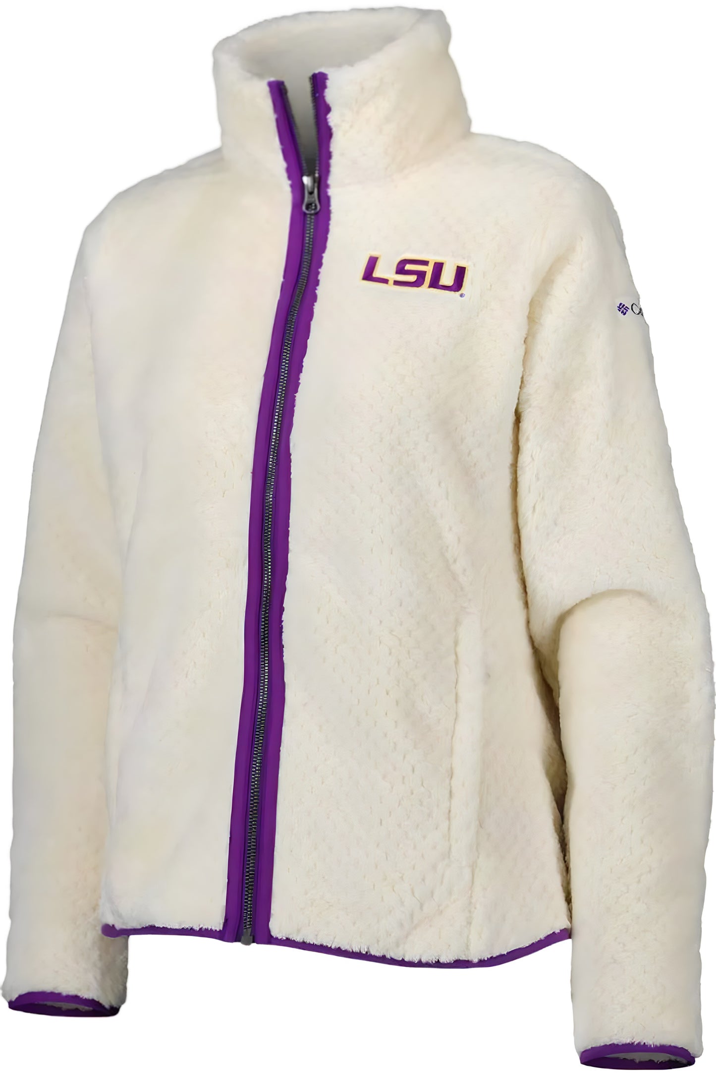 LSU Tigers Columbia Women's Fireside Sherpa Full Zip Jacket