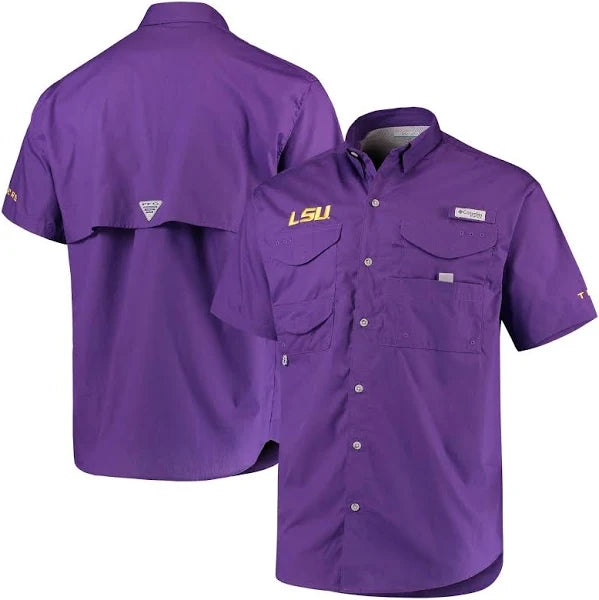 LSU Tigers Men's Columbia Bonehead Shirt