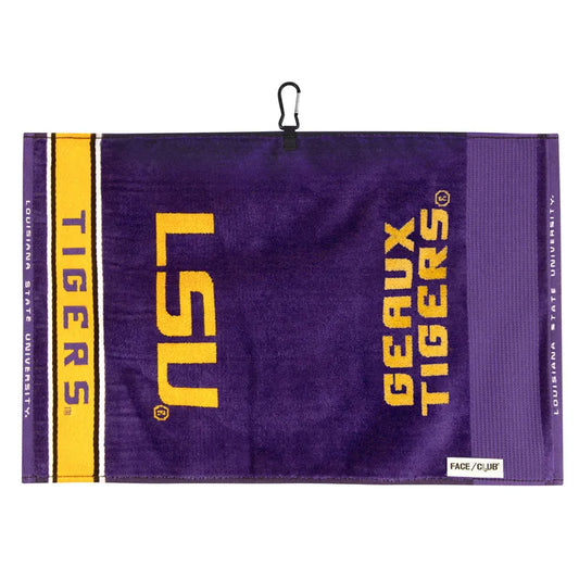 LSU Tigers Golf Towel Jacquard