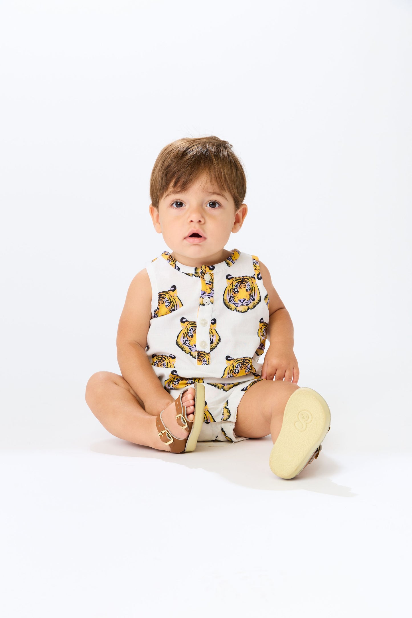 LSU Tigers Unisex Henley Onesie