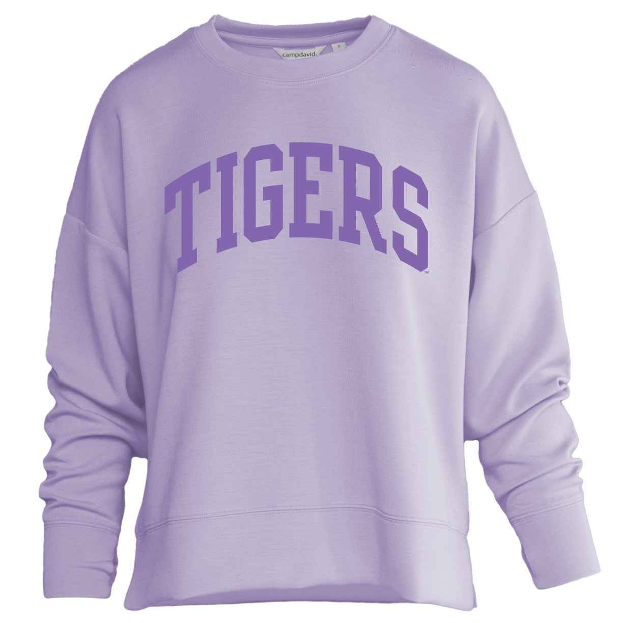 Camp David Women's LSU Cashmere Crew Tigers Fall 26