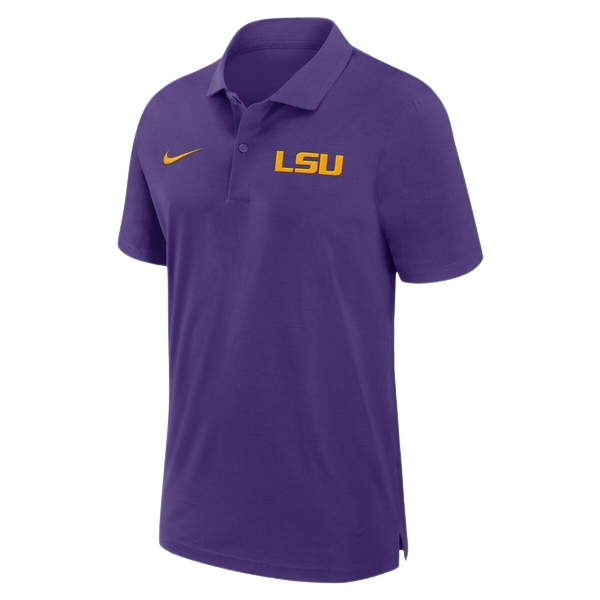 LSU Tigers Nike Men's Polo Coaches Sideline Woven