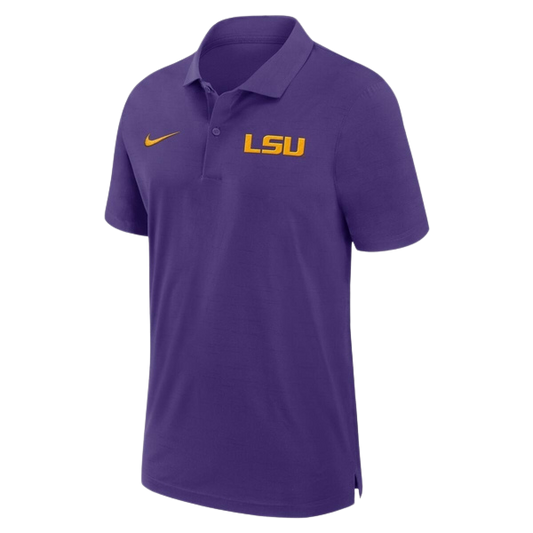 LSU Tigers Nike Men's Polo Coaches Sideline Woven