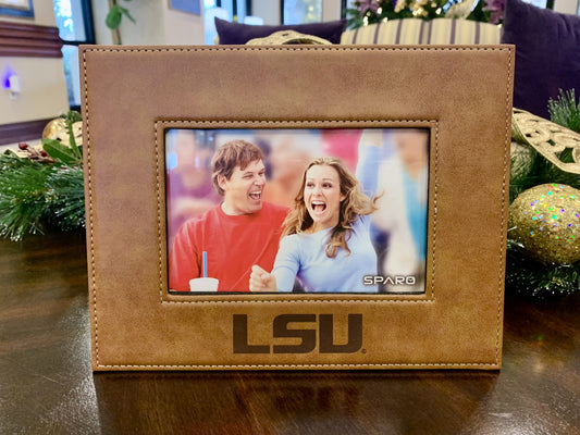 LSU Tigers Frame Brown Suede Ultra