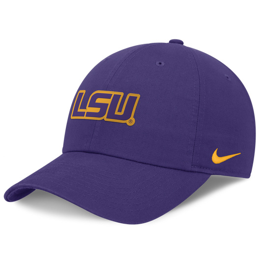 LSU Tigers Nike Cap Club Unstructured  F24