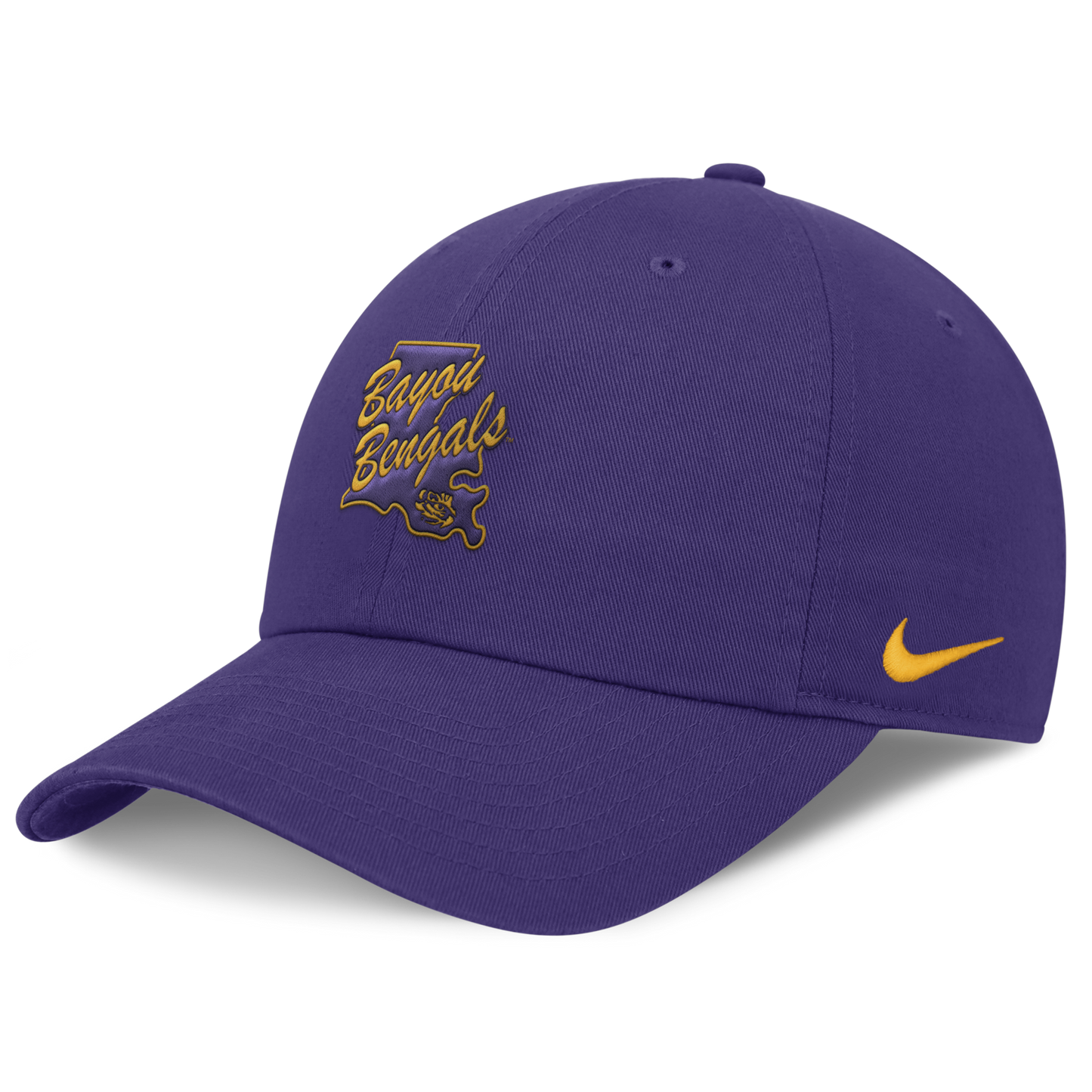 LSU Tigers Nike Cap Dri-Fit Club Structured Swoosh