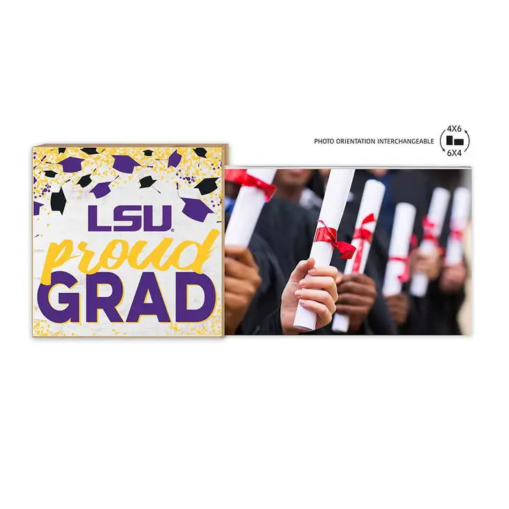 LSU Tigers Floating Picture Proud Grad