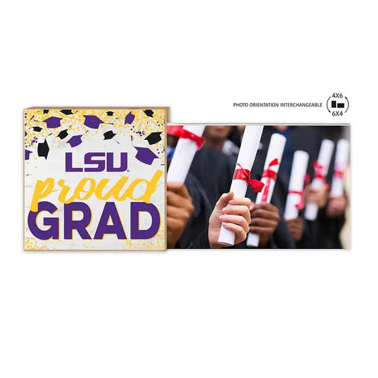 LSU Tigers Floating Picture Proud Grad