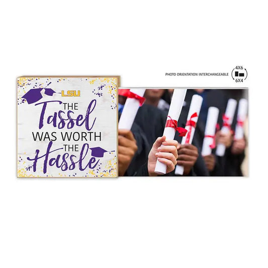 LSU Tigers Floating Picture Tassel