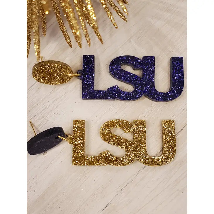 LSU Tigers Team Earrings LSU