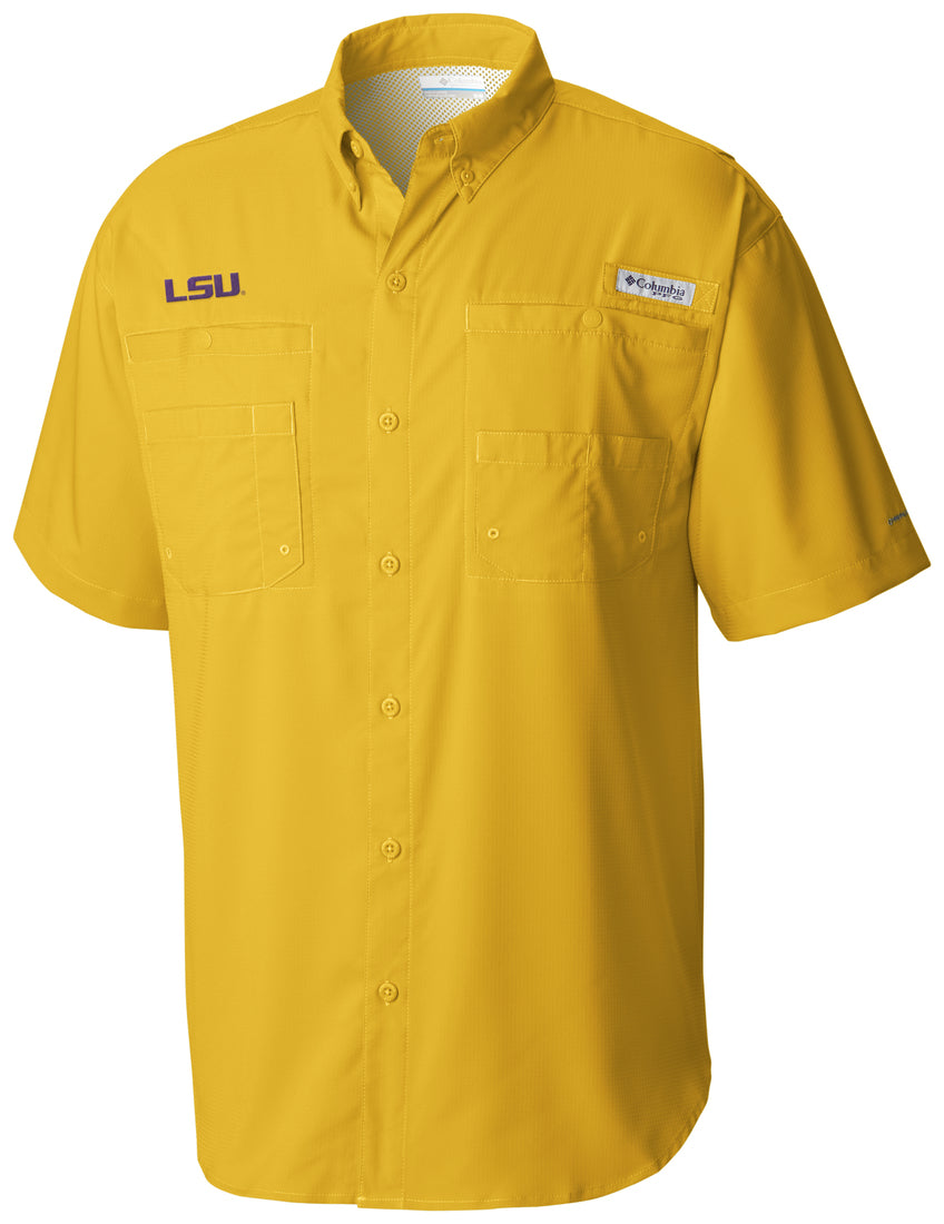 LSU Tigers Men's Columbia Tamiami Shirt