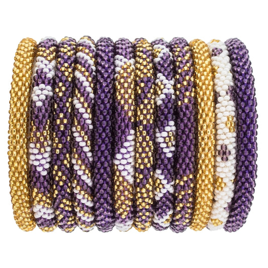 Bracelet Roll-Out Purple & Gold