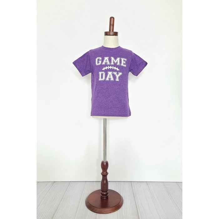 Kid's Gameday Purple T-Shirt