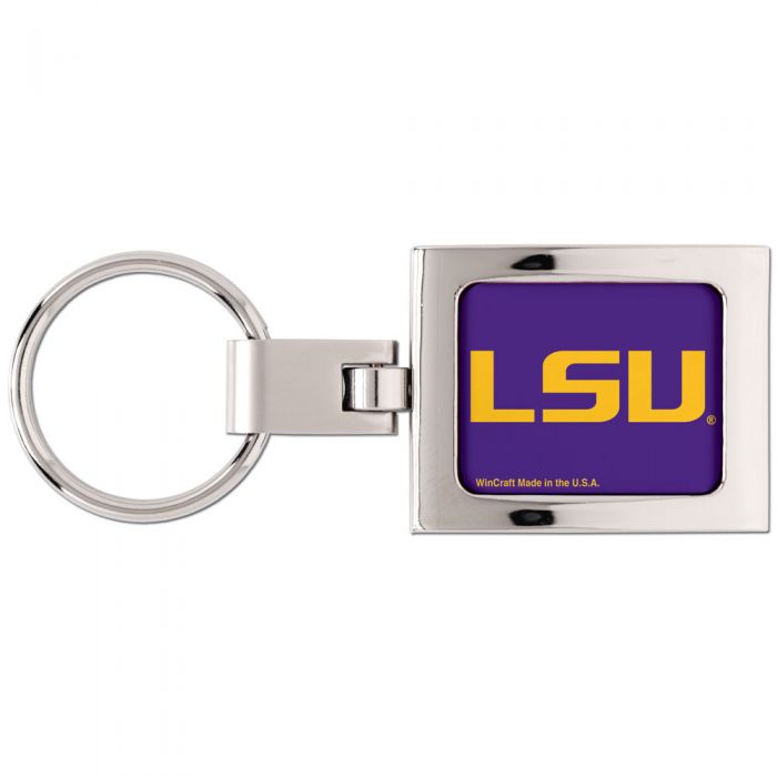 LSU Tigers Domed Premium Key Ring