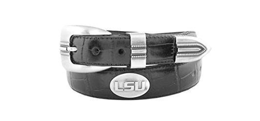 LSU Croc Belt - Black