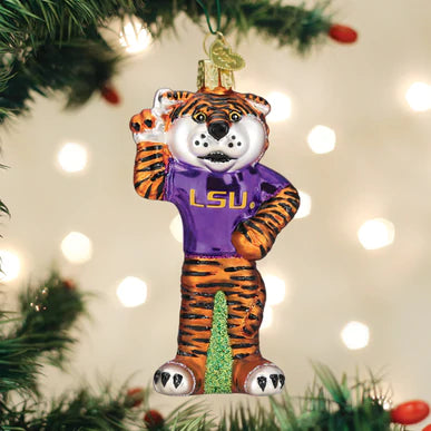LSU Tigers Mike the Tiger Ornament