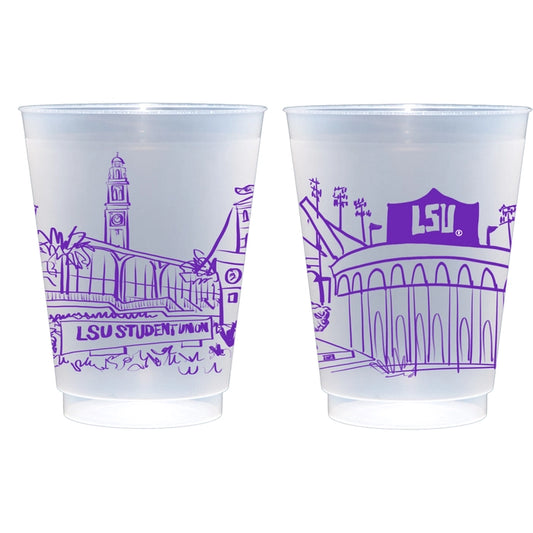 Cup Shatterproof 10-Pack Baton Rouge Skyline