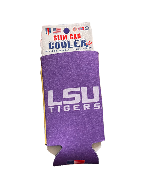 LSU Tigers Can Cooler Slim 12oz