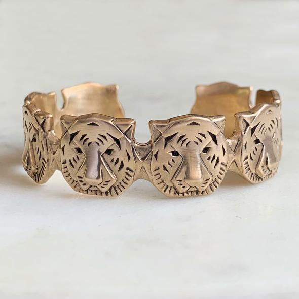 Mimosa Handcrafted Tiger Cuff Bracelet