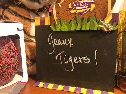 LSU Gameday Chalkboard