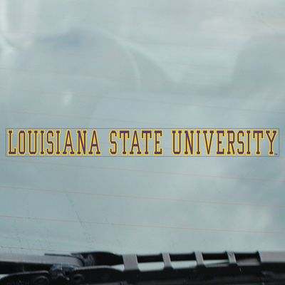 Louisiana State University Auto Decal