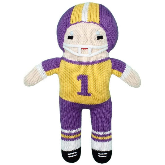 Zubels Knit Doll - Football Player