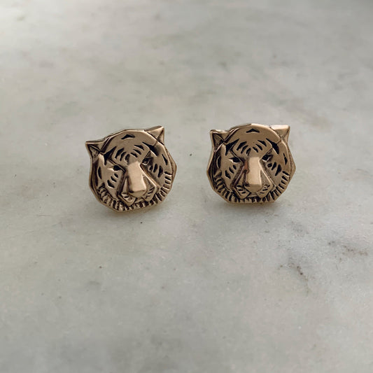 Mimosa Handcrafted Tiger Cufflinks