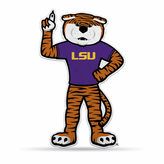 LSU Tigers Pennant Logo Shaped Mike the Tiger #1