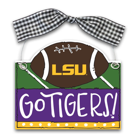 LSU Tigers Ornament Football