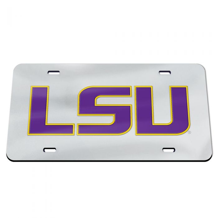 LSU License Plate - Mirror Reflective
