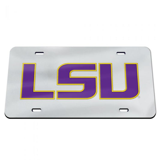 LSU License Plate - Mirror Reflective