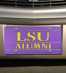 LSU Alumni License Plate