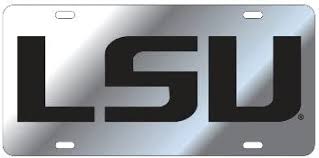 LSU License Plate - Mirror Reflective