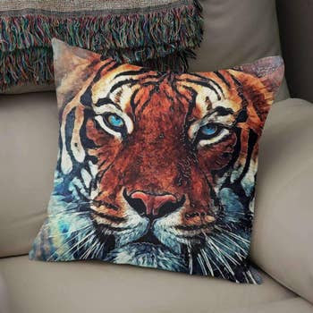 Tiger Pillow 16" x 16" Case