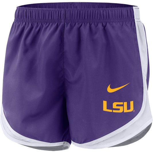 LSU Nike Women's Tempo Shorts - Purple